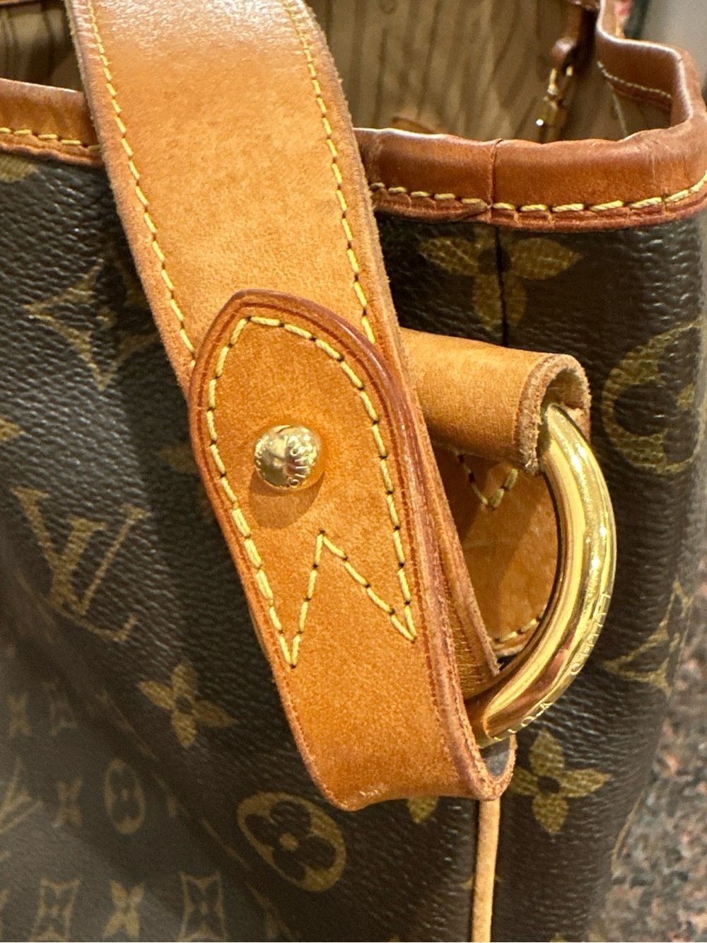 Louis Vuitton Monogram Canvas Shoulder Bag — Brown & Tan - Picture 7 of 14